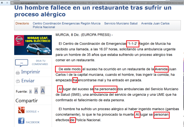 Noticia Europa Press